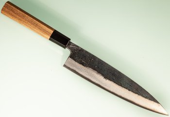 Hatsukokoro Kumokage AO2 Kuro Dama Wa-Gyuto 210mm Teak