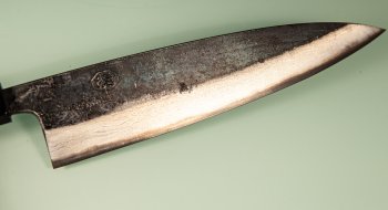 Hatsukokoro Kumokage AO2 Kuro Dama Wa-Gyuto 210mm Teak