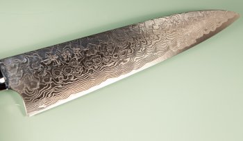 Takeshi Saji R2 Diamond Damascus Gyuto 240mm Bone