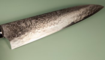 Takeshi Saji R2 Diamond Damascus Gyuto 240mm Bone