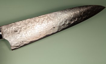 Takeshi Saji R2 Diamond Damascus Gyuto 240mm Bone