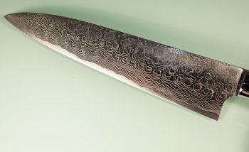 Takeshi Saji R2 Diamond Damascus Gyuto 240mm Bone