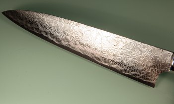 Takeshi Saji R2 Diamond Damascus Gyuto 240mm Bone