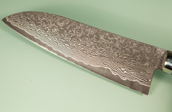 Tanaka R2 Suminagashi Santoku 170mm Ironwood