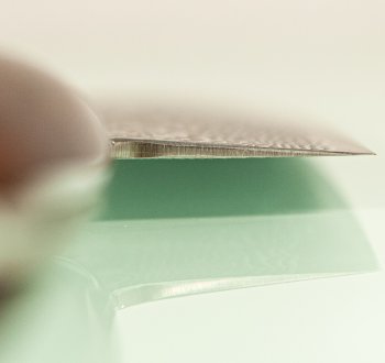 Tanaka R2 Suminagashi Santoku 170mm Ironwood