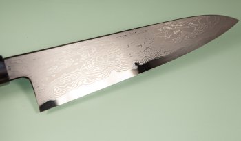 Nakagawa X Myojin Blue 1 Damascus Wa-Gyuto 200mm Ebony