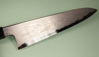 Nakagawa X Myojin Blue 1 Damascus Wa-Gyuto 200mm Wenge