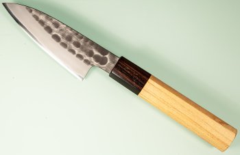 Hinoura Tsuchime Kurouchi Wa-Petty 90mm