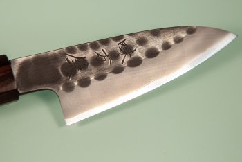 Hinoura Tsuchime Kurouchi Wa-Petty 90mm