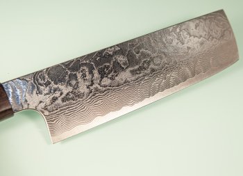 Katayama VG-10 Damascus polished Wa-Nakiri 160mm