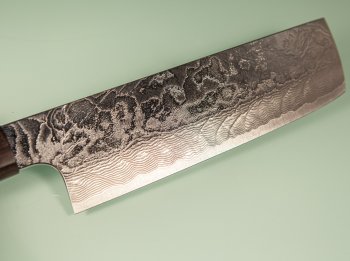 Katayama VG-10 Damascus polished Wa-Nakiri 160mm