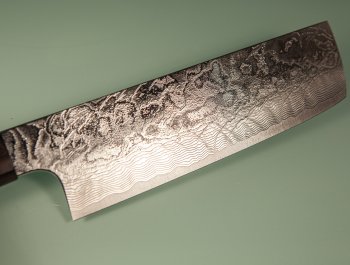 Katayama VG-10 Damascus polished Wa-Nakiri 160mm