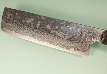 Katayama VG-10 Damascus polished Wa-Nakiri 160mm