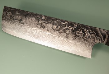 Katayama VG-10 Damascus polished Wa-Nakiri 160mm