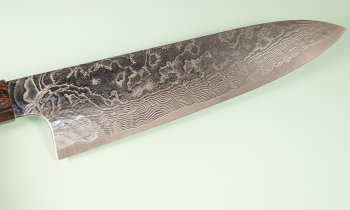 Katayama VG-10 Damascus polished Wa-Gyuto 210mm