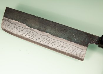 Hatsukokoro Kumokage AO2 Kuro Dama Wa-Nakiri 165mm Teak
