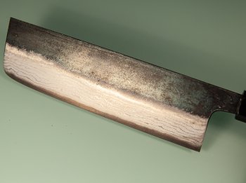 Hatsukokoro Kumokage AO2 Kuro Dama Wa-Nakiri 165mm Teak