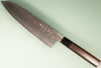 Shiro Kamo Pulverstahl Wa-Gyuto 215mm RO