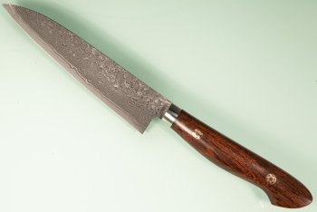 Tanaka R2 Suminagashi Petty 135mm Ironwood