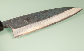 Hatsukokoro Kumokage AO2 Kuro Dama Wa-Petty 150mm Wenge