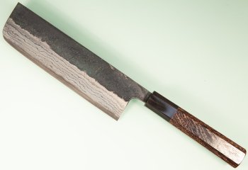 Hatsukokoro Kumokage AO2 Kuro Dama Wa-Nakiri 165mm Wenge