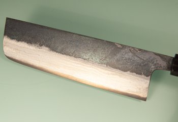 Hatsukokoro Kumokage AO2 Kuro Dama Wa-Nakiri 165mm Wenge