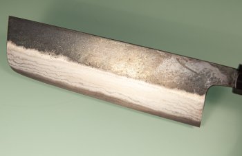 Hatsukokoro Kumokage AO2 Kuro Dama Wa-Nakiri 165mm Wenge