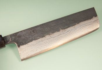 Hatsukokoro Kumokage AO2 Kuro Dama Wa-Nakiri 165mm Wenge