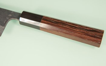 Hatsukokoro Kumokage AO2 Kuro Dama Wa-Santoku 180mm Wenge