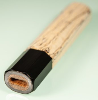 Messergriff octagonal 2-teilig Ahorn/Bffelhorn