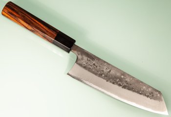 Tadafusa Orca Wa-Bunka 180mm Nashiji Aogami 2 Rosenholz/dunkles Bffelhorn