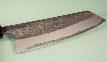 Tadafusa Orca Wa-Bunka 180mm Nashiji Aogami 2 Rosenholz/dunkles Bffelhorn