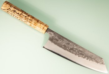 Tadafusa Orca Wa-Bunka 180mm Nashiji Aogami 2 Ahorn