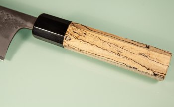 Tadafusa Orca Wa-Bunka 180mm Nashiji Aogami 2 Ahorn/Bffelhorn