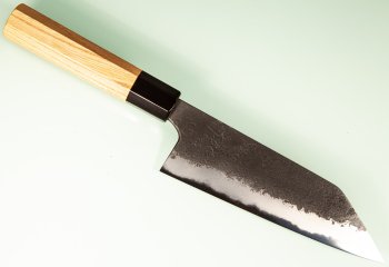 Mazaki Kurouchi Nashiji Wa-Santoku 170mm