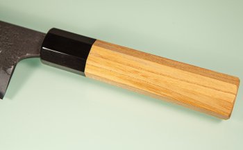 Mazaki Kurouchi Nashiji Wa-Santoku 170mm