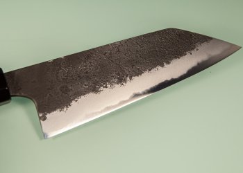 Mazaki Kurouchi Nashiji Wa-Santoku 170mm