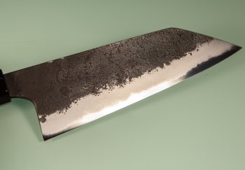 Mazaki Kurouchi Nashiji Wa-Santoku 170mm