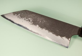 Mazaki Kurouchi Nashiji Wa-Santoku 170mm