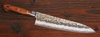 Damascus 17 Hammered Gyuto 210mm