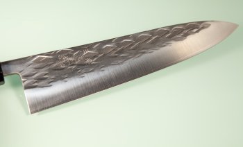 Tadafusa Wa-Gyuto 215mm Hammered SLD Rosenholz/Bffelhorn