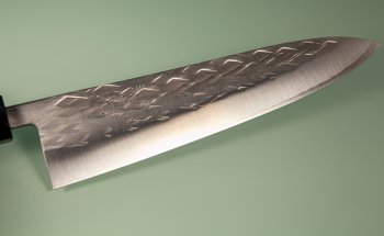 Tadafusa Wa-Gyuto 215mm Hammered SLD Rosenholz/Bffelhorn