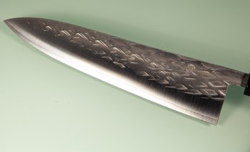 Tadafusa Wa-Gyuto 215mm Hammered SLD Rosenholz/Bffelhorn