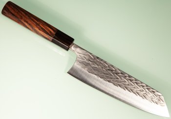 Tadafusa Orca Wa-Bunka 190mm Hammered SLD Rosenholz/dunkles Bffelhorn