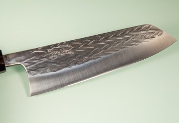 Tadafusa Orca Wa-Bunka 190mm Hammered SLD Rosenholz/dunkles Bffelhorn