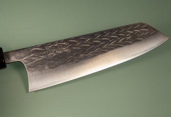 Tadafusa Orca Wa-Bunka 190mm Hammered SLD Rosenholz/dunkles Bffelhorn