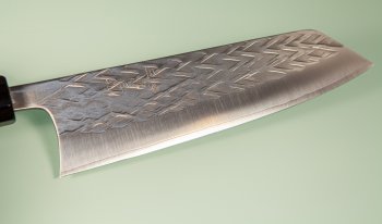 Tadafusa Orca Wa-Bunka 185mm Hammered SLD blau stabilisiert/dunkles Bffelhorn