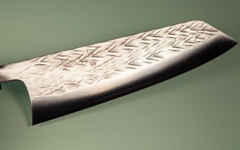 Tadafusa Orca Wa-Bunka 185mm Hammered SLD blau stabilisiert/dunkles Bffelhorn
