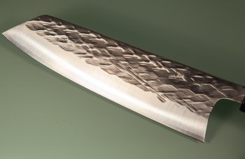 Tadafusa Orca Wa-Bunka 185mm Hammered SLD blau stabilisiert/dunkles Bffelhorn