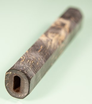 Messergriff octagonal 1-teilig grau stabilisiert